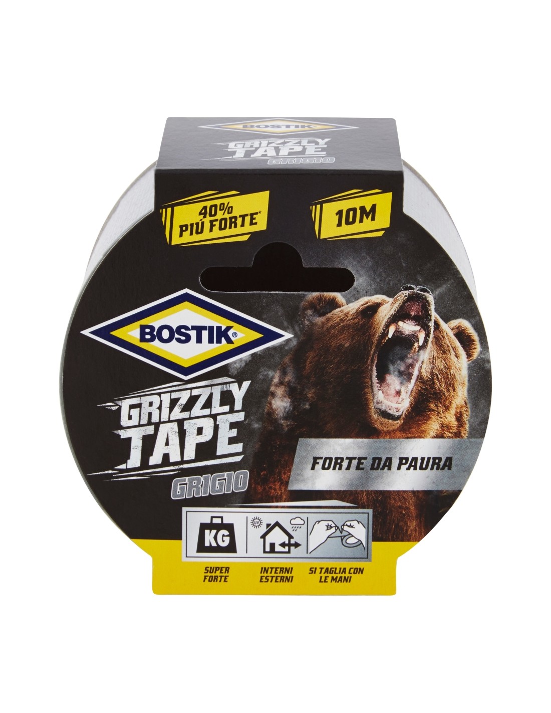 BOSTIK GRIZZLY NASTRO 50MMX10 GRIGIO