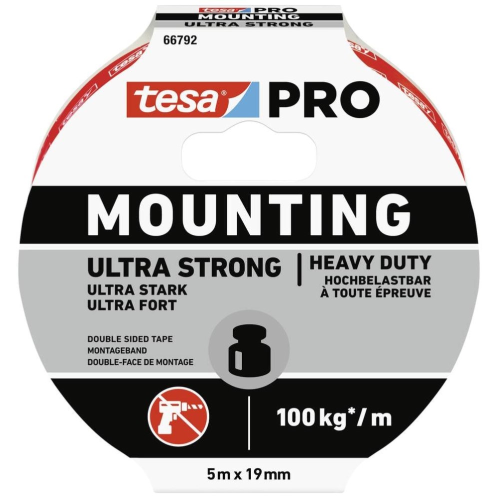 NASTRO BIAD.TESA MM.19 MT.5 ULTRASTRONG 100KG