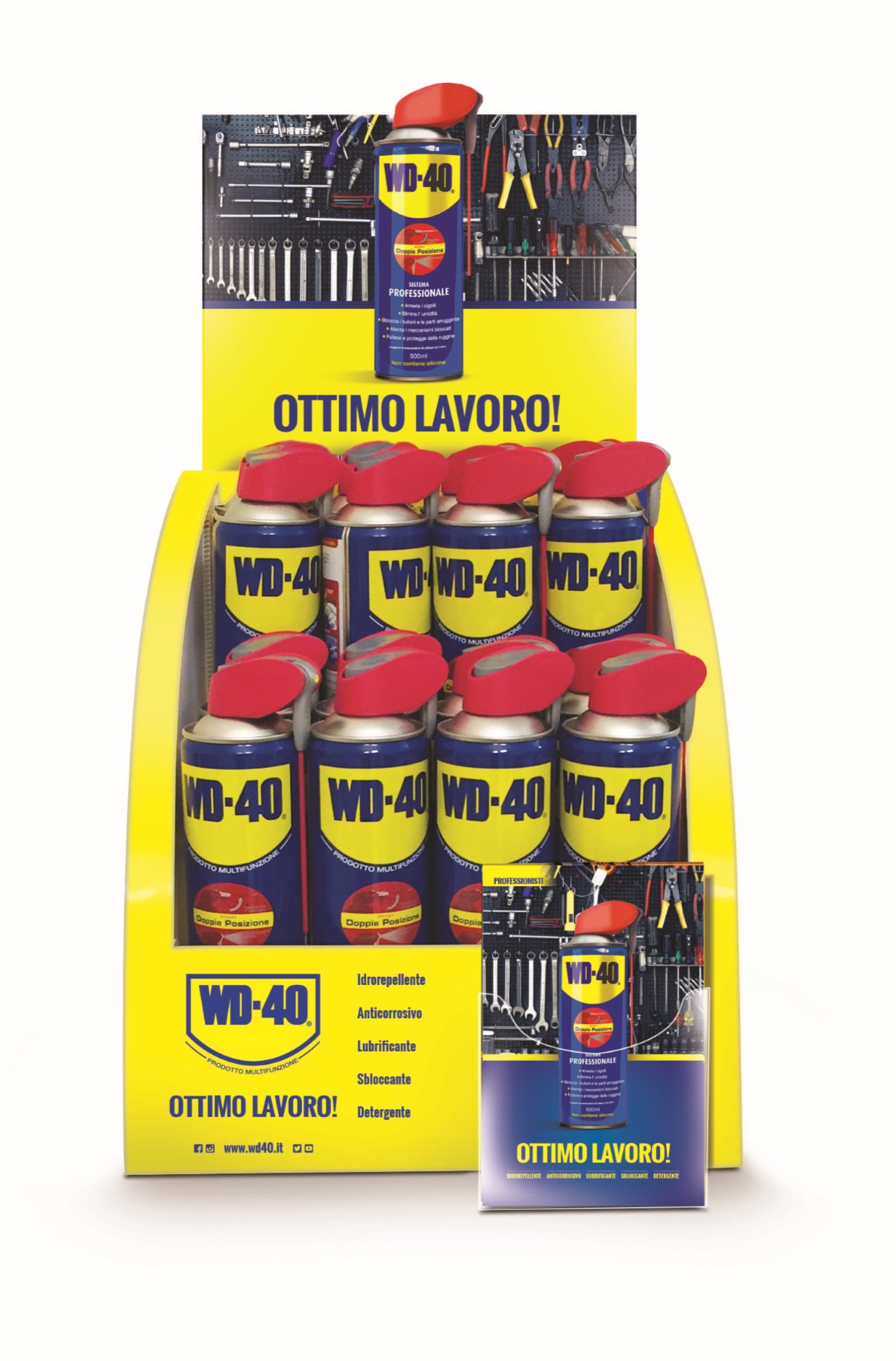 WD40 ESPOSITORE BANCO  16 PZ.