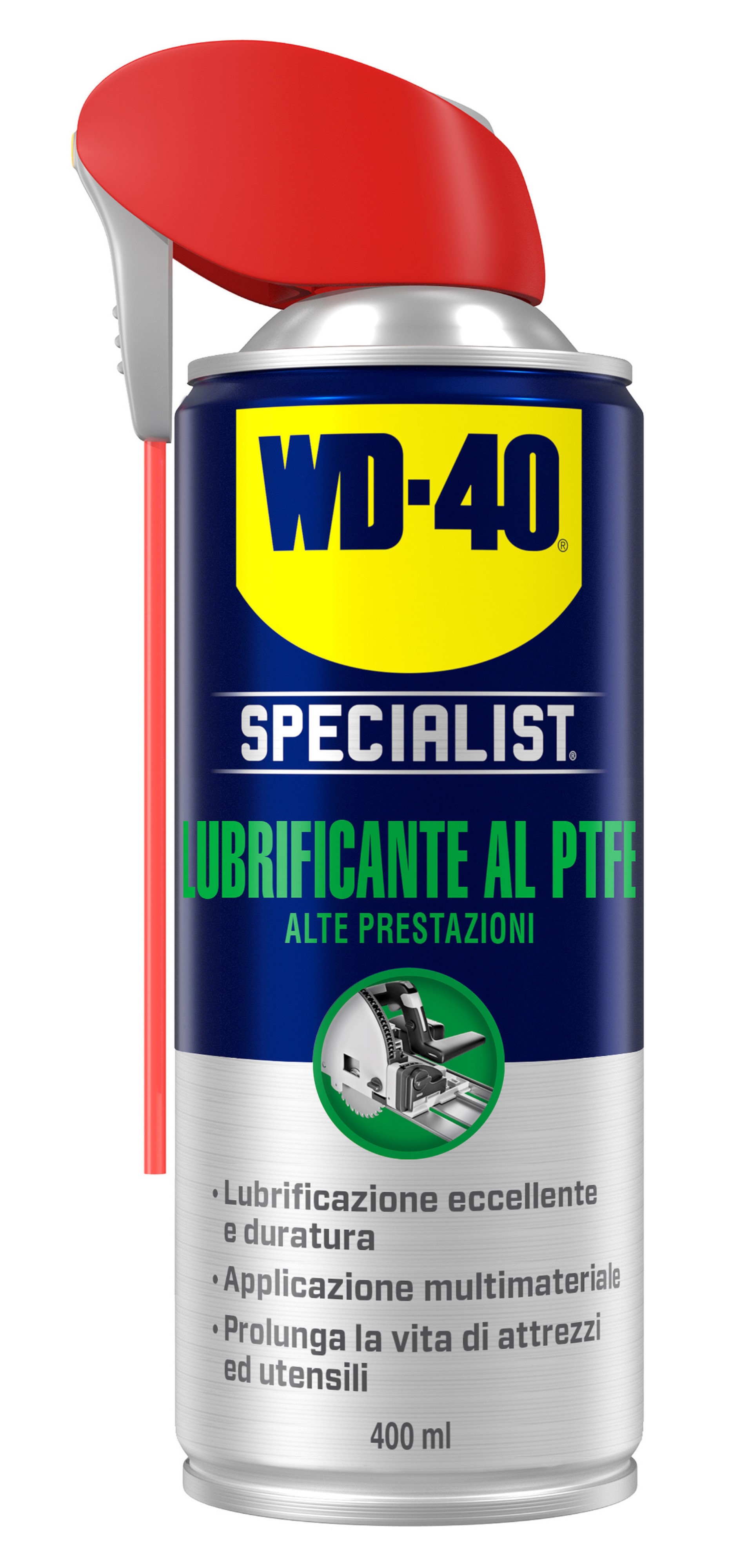 WD40 LUBRIF.ALTE PREST PTFE 400ML 39397