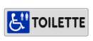 ADESIVO TOILETTE DISABILI 15X5