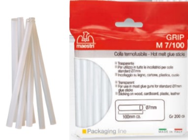 COLLA PISTOLA MM. 7 X100 GR.200
