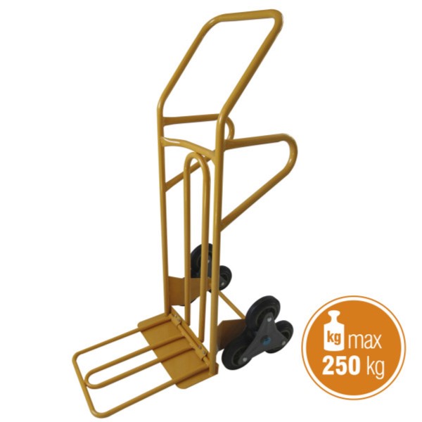 CARRELLO SALISCALE 3 RUOTE C/MANIGLIONE 250KG