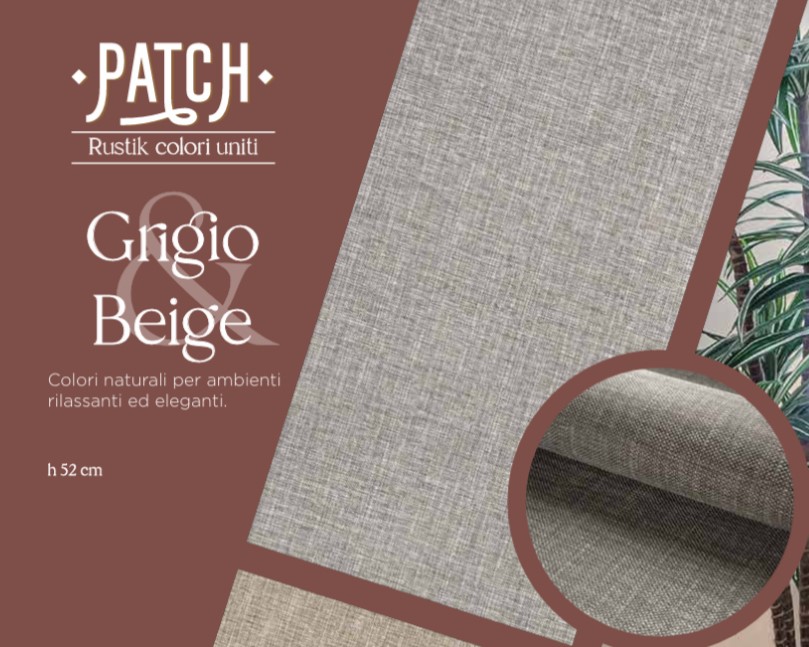 PASSATOIA PATCH RUSTIK GRIGIO