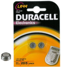 PILE DURACELL 1,5V 2PZ LR44