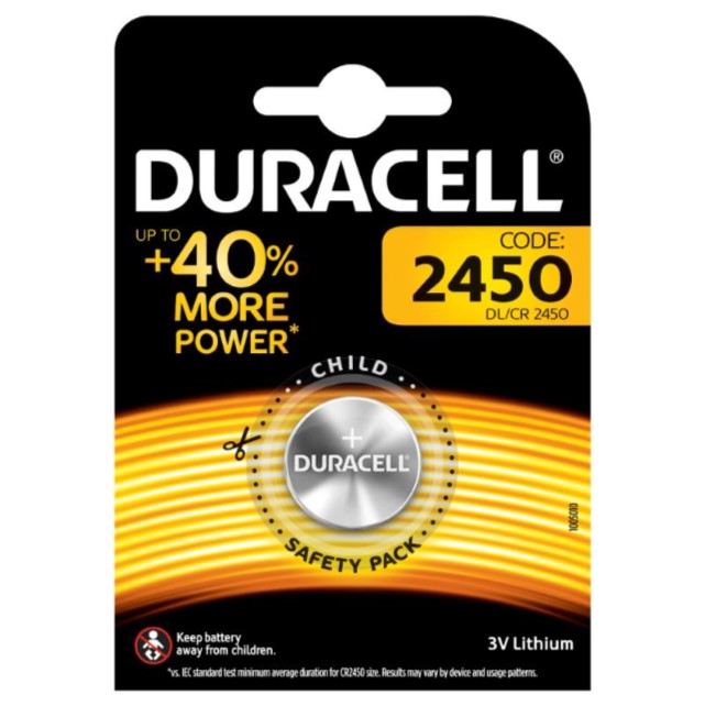 PILE DURACELL 2450 1PZ.ELETTR.