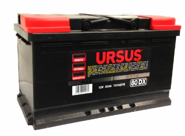 BATTERIA AUTO  80AH URSUS