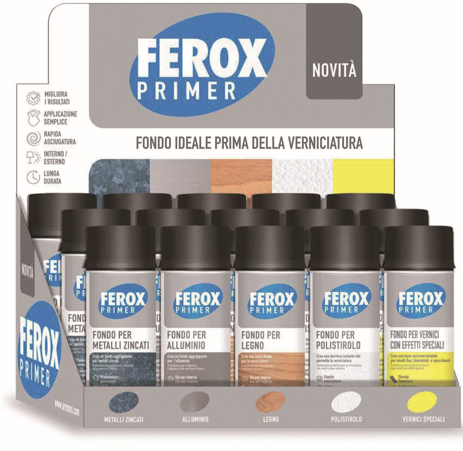 FEROX PRIMER MISTI ESPO 15PZ