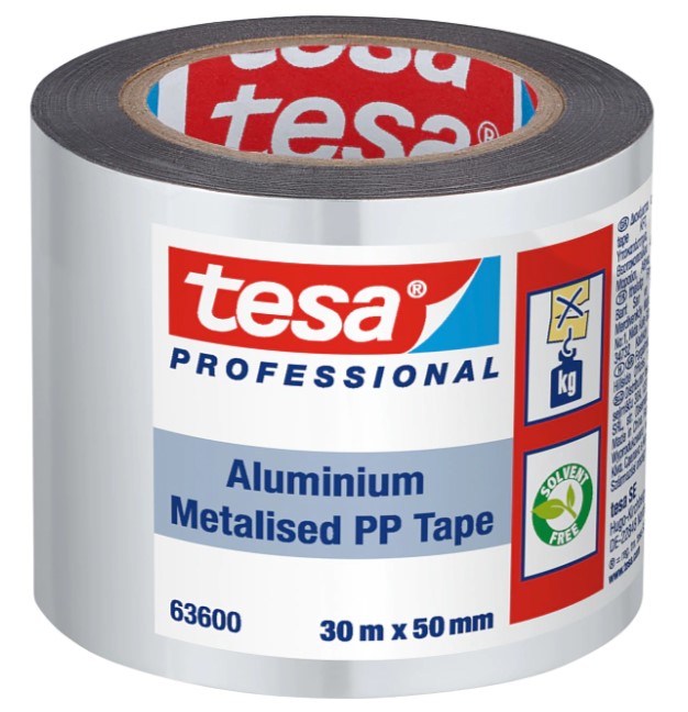 NASTRO ALLUM/PP TESA 63600 50MM 30MT  45 MICRON NASTRO ALLUM/PP TESA 63600 50MM 30MT  45 MICRON