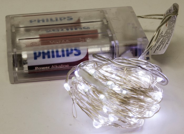 MINILUCI LED 20 BATTERIA BCO F